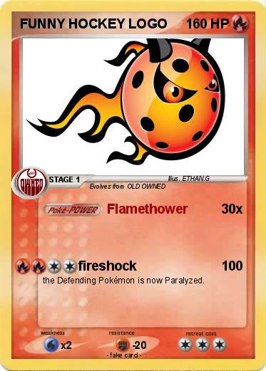 Pokemon FUNNY HOCKEY LOGO