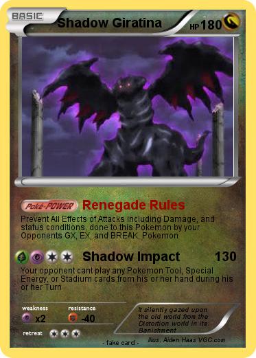 Pokemon Shadow Giratina