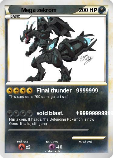 Pokemon Mega zekrom