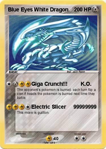 Pokemon Blue Eyes White Dragon