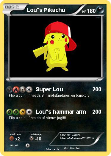 Pokemon Lou"s Pikachu