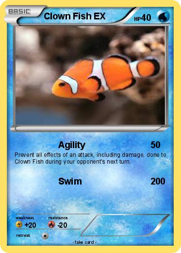 Pokemon Clown Fish EX