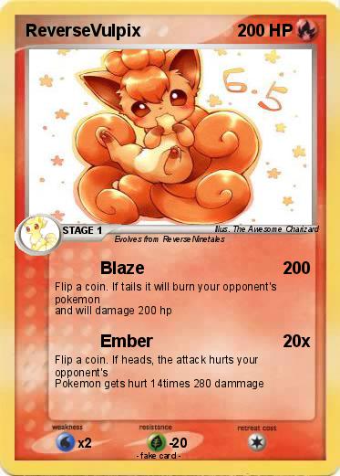 Pokemon ReverseVulpix