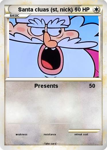 Pokemon Santa cluas (st, nick)