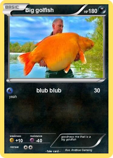 Pokemon Big golfish