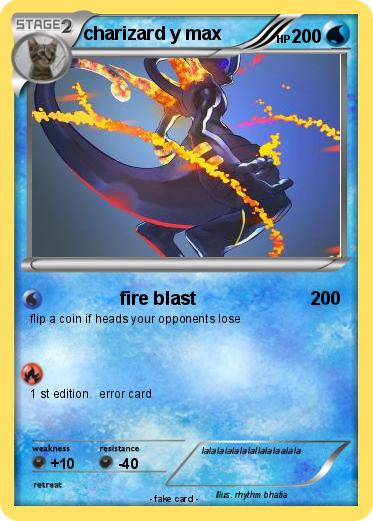 Pokemon charizard y max