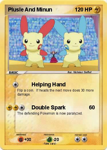 Pokemon Plusle And Minun