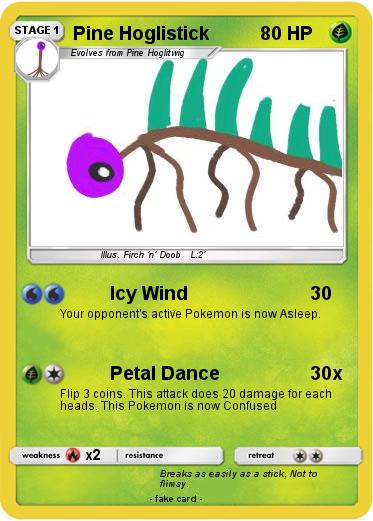 Pokemon Pine Hoglistick
