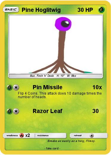 Pokemon Pine Hoglitwig