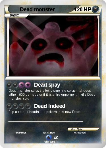 Pokemon Dead monster