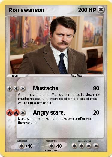 Pokemon Ron swanson