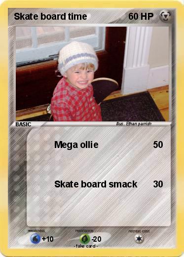 Pokemon Skate board time
