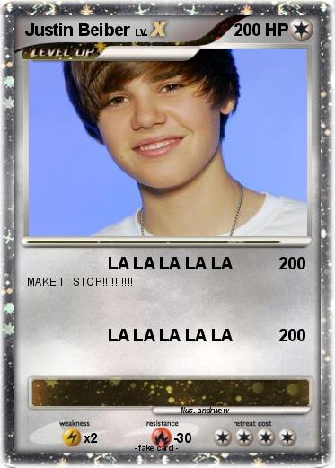 Pokemon Justin Beiber