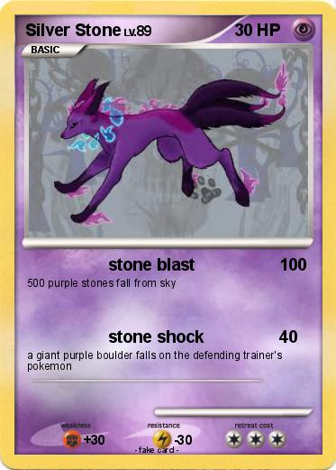 Pokemon Silver Stone
