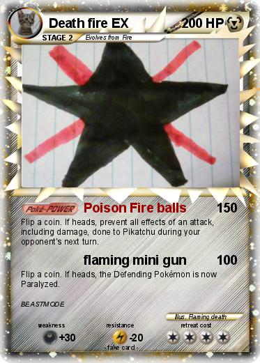 Pokemon Death fire EX