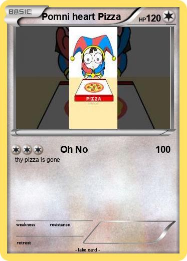 Pokemon Pomni heart Pizza