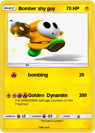 Pokemon Bomber shy guy