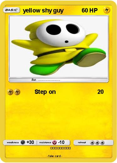 Pokemon yellow shy guy
