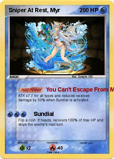 Pokemon Sniper At Rest, Myr