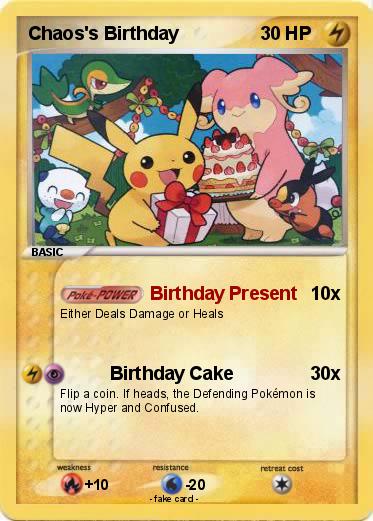Pokemon Chaos's Birthday