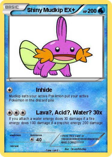 Pokemon Shiny Mudkip EX+
