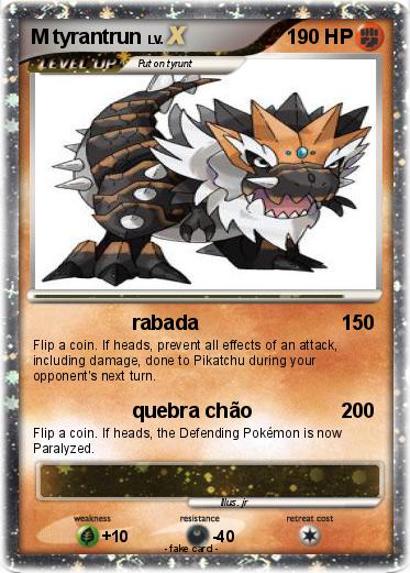 Pokemon M tyrantrun