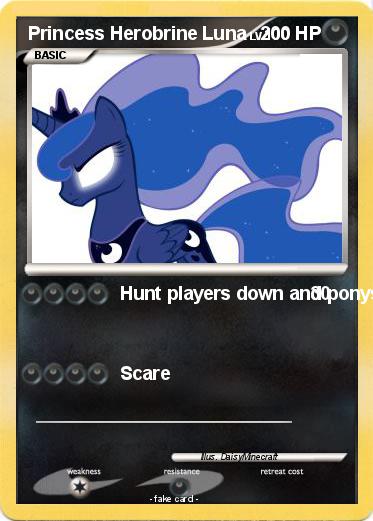 Pokemon Princess Herobrine Luna