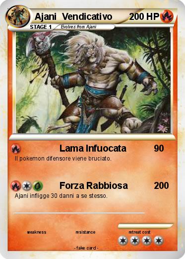 Pokemon Ajani  Vendicativo