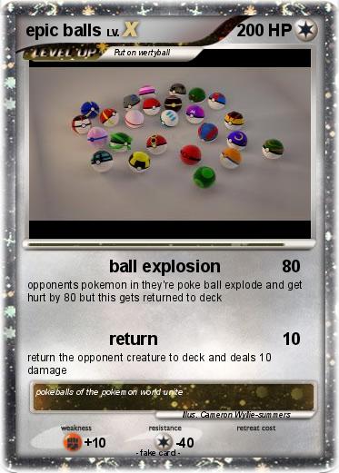 Pokemon epic balls