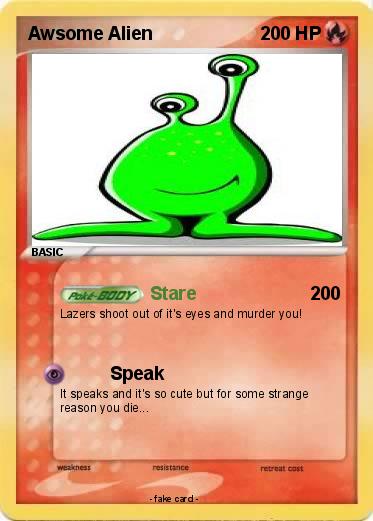 Pokemon Awsome Alien