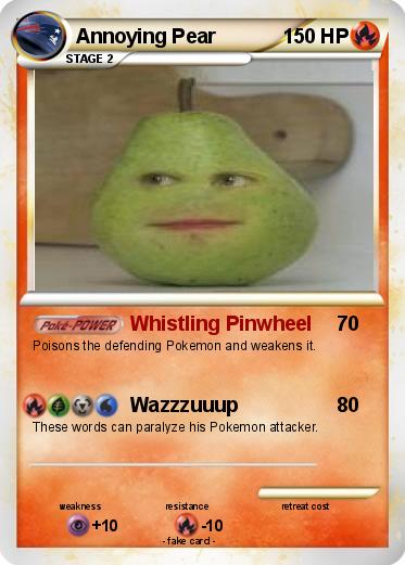 Pokemon Annoying Pear
