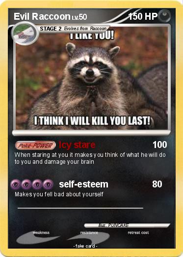 Pokemon Evil Raccoon