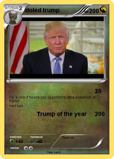 Pokemon doled trump