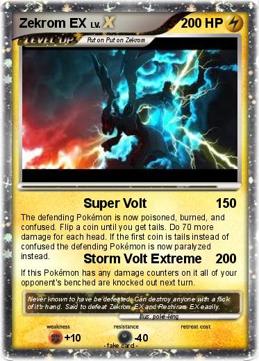 Pokemon Zekrom EX