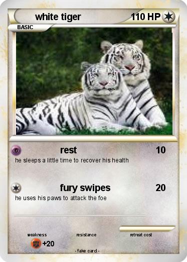 Pokemon white tiger