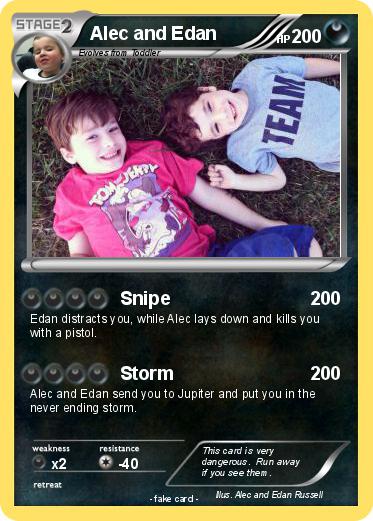 Pokemon Alec and Edan