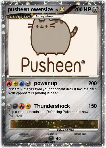 Pokemon pusheen owersize