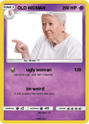 Pokemon OLD WOMAN