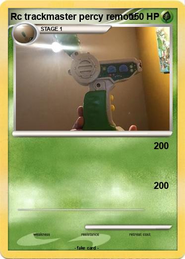 Pokemon Rc trackmaster percy remote