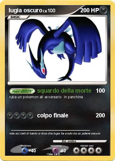 Pokemon lugia oscuro