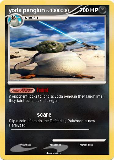 Pokemon yoda pengiun