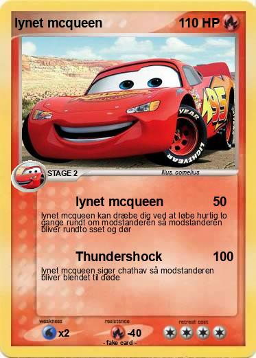 Pokemon lynet mcqueen
