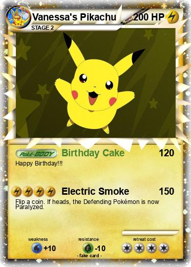 Pokemon Vanessa's Pikachu