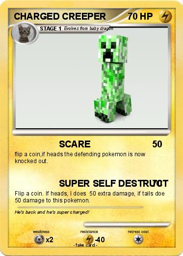 Pokemon CHARGED CREEPER