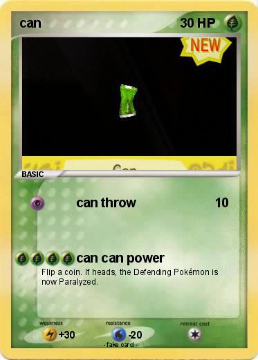 Pokemon can