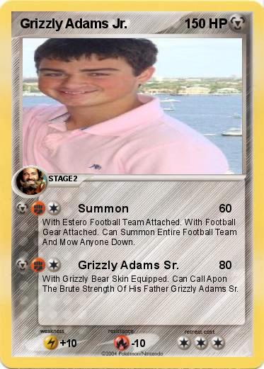 Pokemon Grizzly Adams Jr.