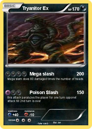 Pokemon Tryanitor Ex