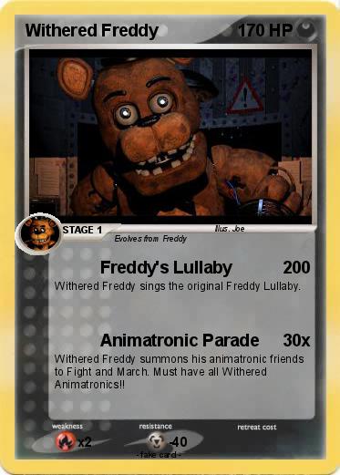 Pokemon Withered Freddy
