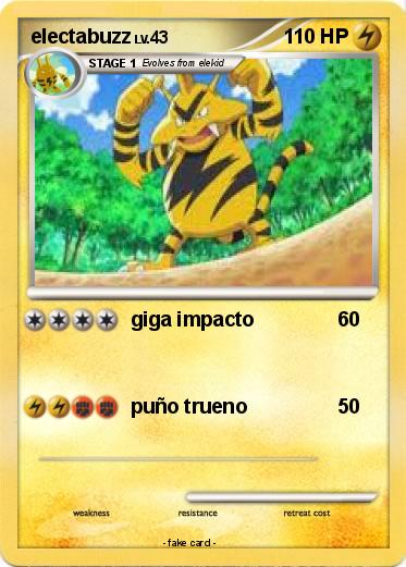 Pokemon electabuzz