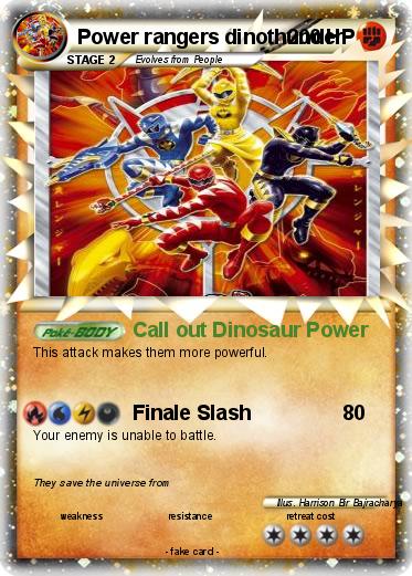 Pokemon Power rangers dinothunder
